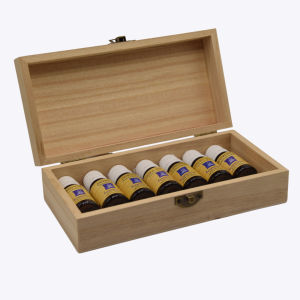 Caja madera rectangular