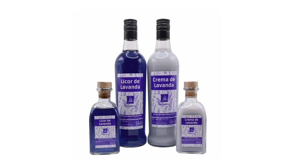licor y crema de lavanda